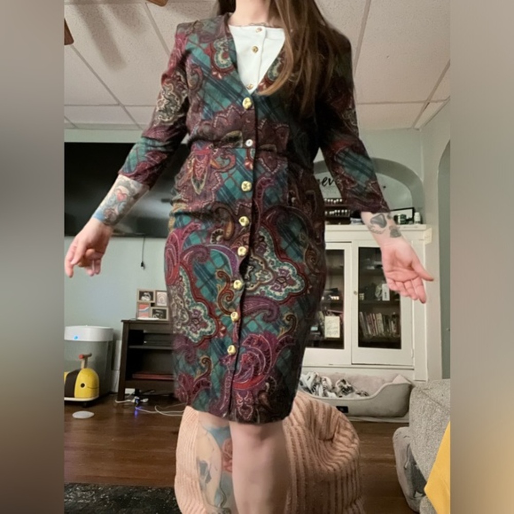 Vintage Whirlaway Frocks button up dress